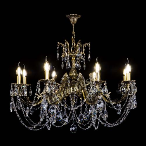Бронзовая люстра Кассандра №8 баден в Ижевске Гусь Хрустальный