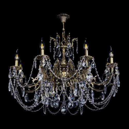 Бронзовая люстра Кассандра №8 баден в Ижевске Гусь Хрустальный