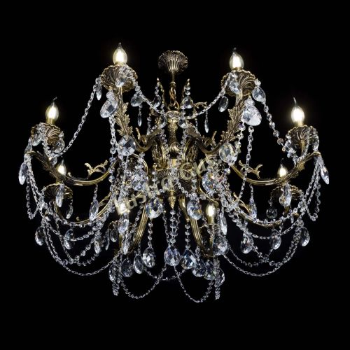 Бронзовая люстра Кассандра №8 баден в Ижевске Гусь Хрустальный