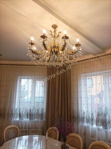 Бронзовая люстра Кассандра №8 шар в Ижевске отзыв и фото покупателя