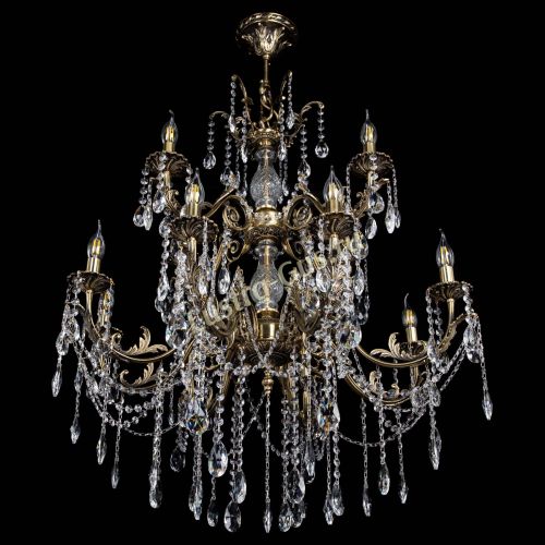 Люстра бронзовая Кассандра Алфея №12 журавлик в Ижевске Гусь Хрустальный