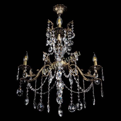 Люстра бронзовая Кассандра Алфея №3/1 баден в Ижевске Гусь Хрустальный