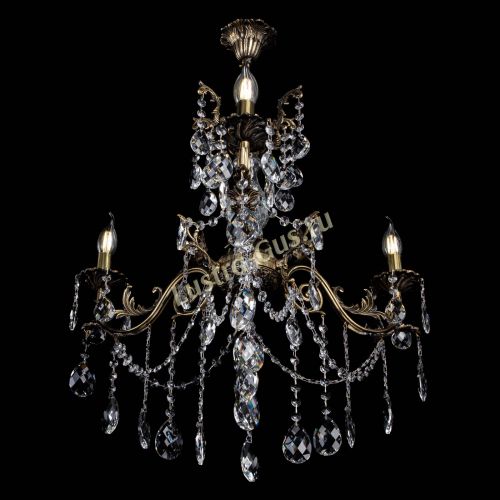 Люстра бронзовая Кассандра Алфея №3/1 баден в Ижевске Гусь Хрустальный