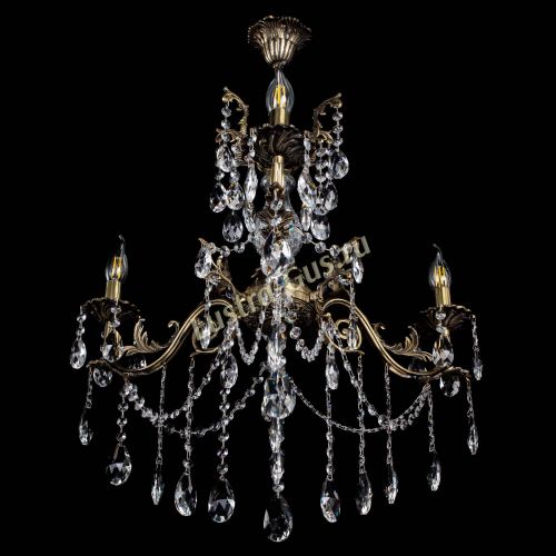 Люстра бронзовая Кассандра Алфея №3/1 журавлик в Ижевске Гусь Хрустальный