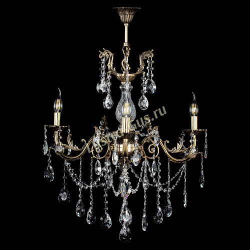 Люстра бронзовая Кассандра Алфея №3/1 звездочка в Ижевске Гусь Хрустальный