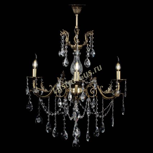 Люстра бронзовая Кассандра Алфея №3/1 звездочка в Ижевске Гусь Хрустальный