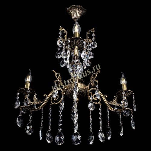 Люстра бронзовая Кассандра Алфея №3/2 баден в Ижевске Гусь Хрустальный