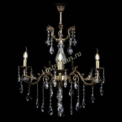 Люстра бронзовая Кассандра Алфея №3/2 звездочка в Ижевске Гусь Хрустальный