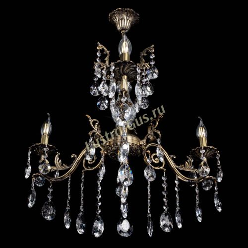 Люстра бронзовая Кассандра Алфея №3/2 звездочка в Ижевске Гусь Хрустальный