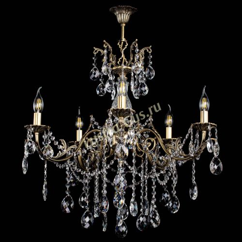 Люстра бронзовая Кассандра Алфея №5/1 баден в Ижевске Гусь Хрустальный