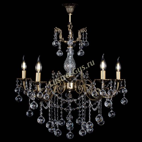 Люстра бронзовая Кассандра Алфея №5/1 шар в Ижевске Гусь Хрустальный