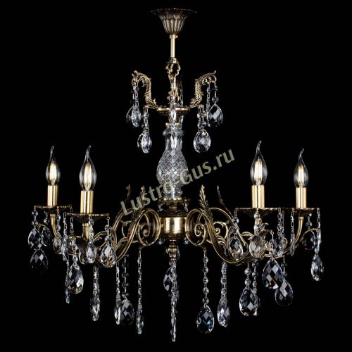 Люстра бронзовая Кассандра Алфея №5/2 баден в Ижевске Гусь Хрустальный