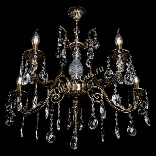 Люстра бронзовая Кассандра Алфея №5/2 баден в Ижевске Гусь Хрустальный