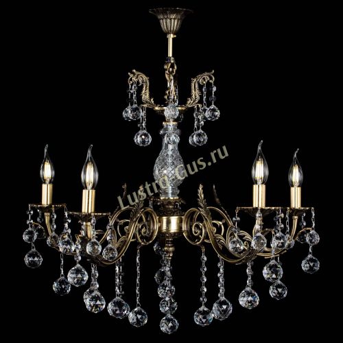 Люстра бронзовая Кассандра Алфея №5/2 шар в Ижевске Гусь Хрустальный