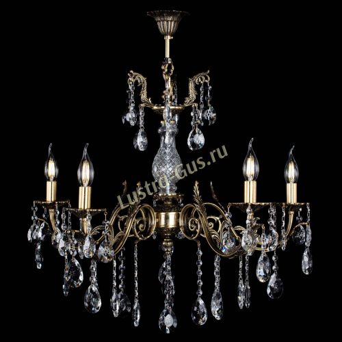 Люстра бронзовая Кассандра Алфея №5/2 звездочка в Ижевске Гусь Хрустальный