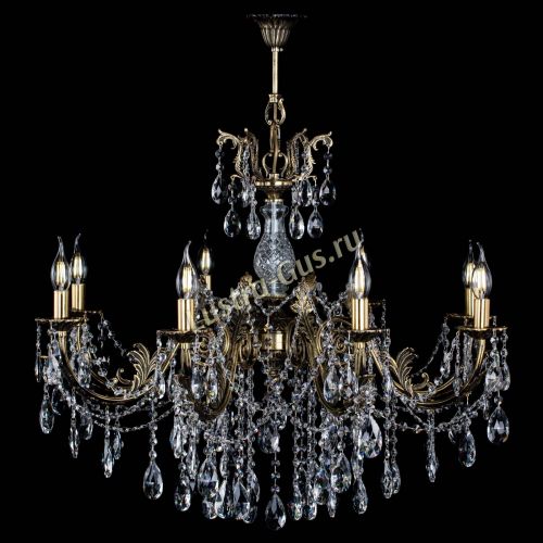 Люстра бронзовая Кассандра Алфея №8/1 журавлик в Ижевске Гусь Хрустальный