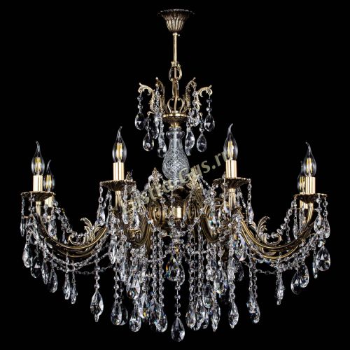 Люстра бронзовая Кассандра Алфея №8/1 журавлик в Ижевске Гусь Хрустальный