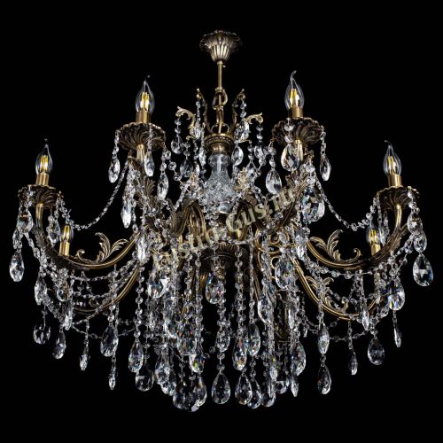 Люстра бронзовая Кассандра Алфея №8/1 журавлик в Ижевске Гусь Хрустальный