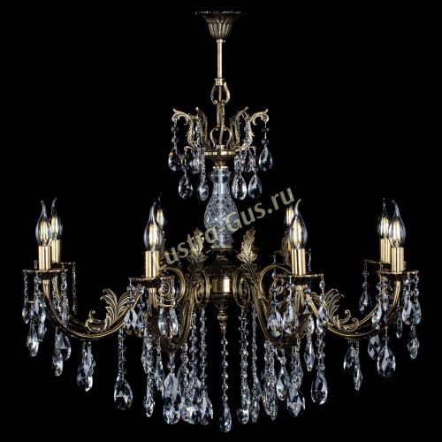 Люстра бронзовая Кассандра Алфея №8/2 журавлик в Ижевске Гусь Хрустальный