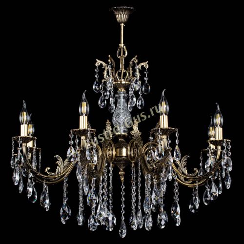 Люстра бронзовая Кассандра Алфея №8/2 журавлик в Ижевске Гусь Хрустальный