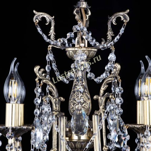 Люстра бронзовая Матильда №4 Лучик в Ижевске Гусь Хрустальный