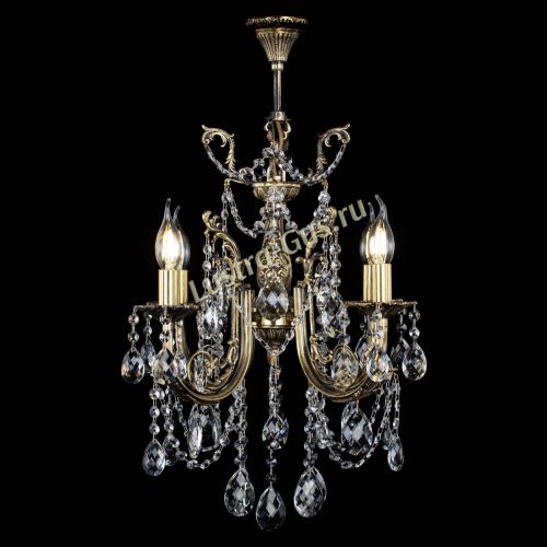 Люстра бронзовая Матильда №4 Баден в Ижевске Гусь Хрустальный
