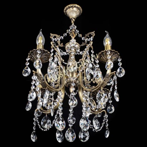 Люстра бронзовая Матильда №4 Баден в Ижевске Гусь Хрустальный