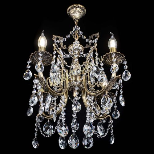 Люстра бронзовая Матильда №4 Баден в Ижевске Гусь Хрустальный