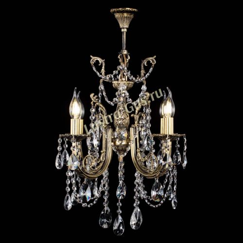 Люстра бронзовая Матильда №4 Лучик в Ижевске Гусь Хрустальный