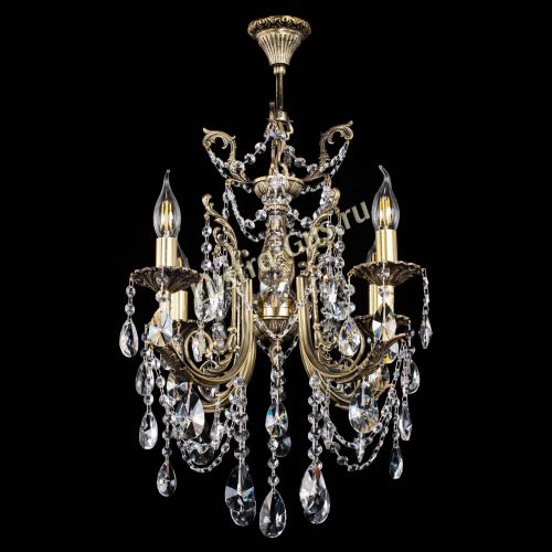 Люстра бронзовая Матильда №4 Лучик в Ижевске Гусь Хрустальный