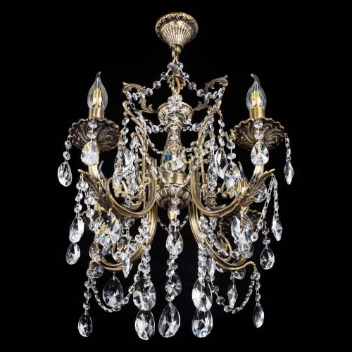 Люстра бронзовая Матильда №4 Лучик в Ижевске Гусь Хрустальный