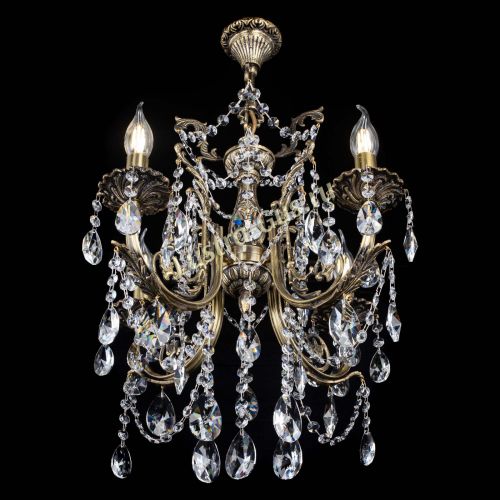 Люстра бронзовая Матильда №4 Лучик в Ижевске Гусь Хрустальный