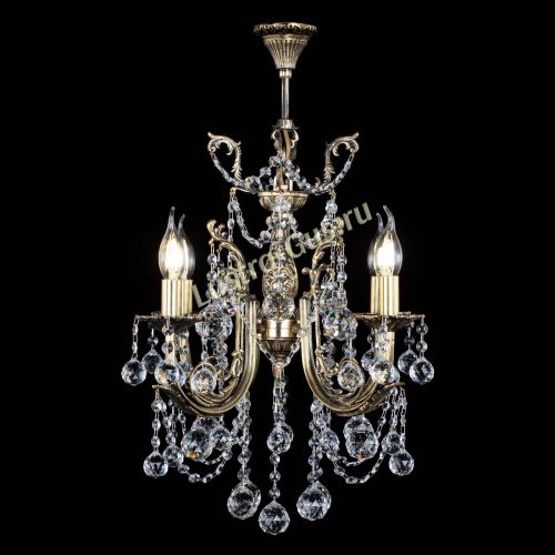 Люстра бронзовая Матильда №4 Шар в Ижевске Гусь Хрустальный