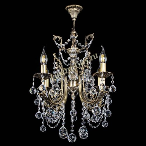 Люстра бронзовая Матильда №4 Шар в Ижевске Гусь Хрустальный