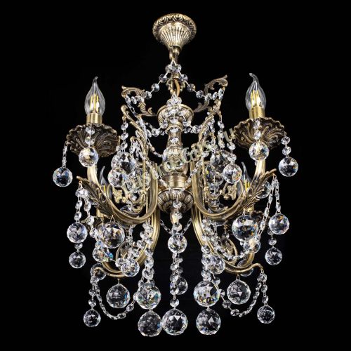 Люстра бронзовая Матильда №4 Шар в Ижевске Гусь Хрустальный