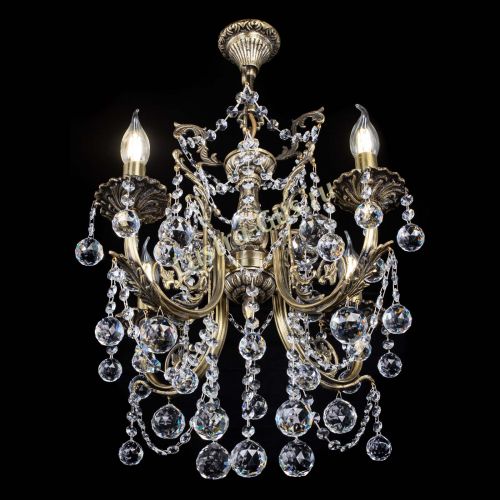 Люстра бронзовая Матильда №4 Шар в Ижевске Гусь Хрустальный