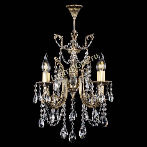 Люстра бронзовая Матильда №4 Журавлик в Ижевске Гусь Хрустальный