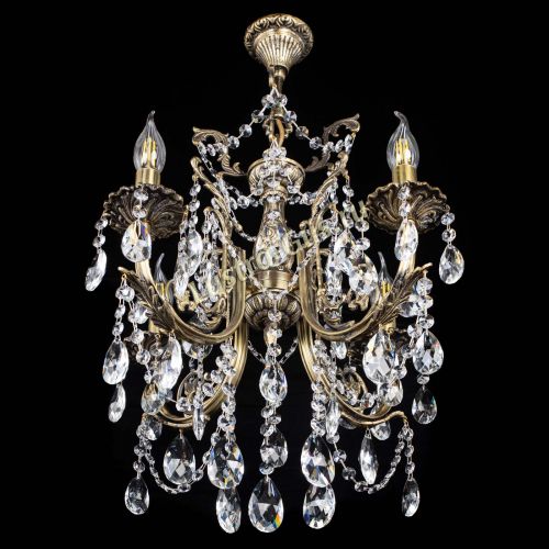 Люстра бронзовая Матильда №4 Журавлик в Ижевске Гусь Хрустальный