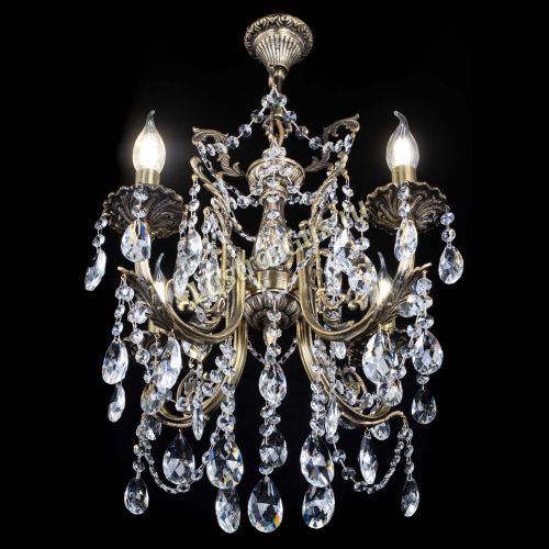 Люстра бронзовая Матильда №4 Журавлик в Ижевске Гусь Хрустальный