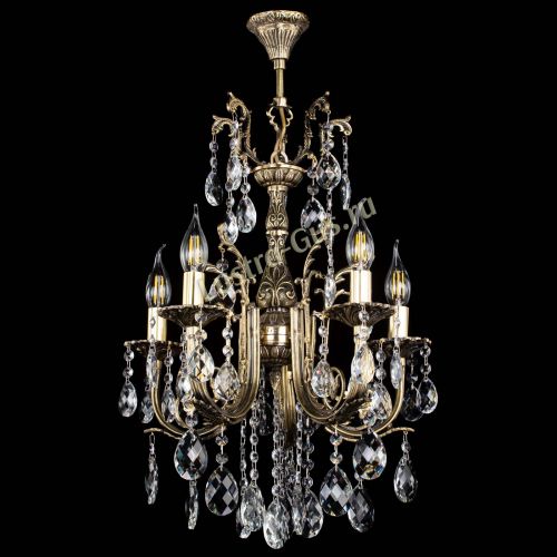 Люстра бронзовая Матильда №5/2 Баден в Ижевске Гусь Хрустальный