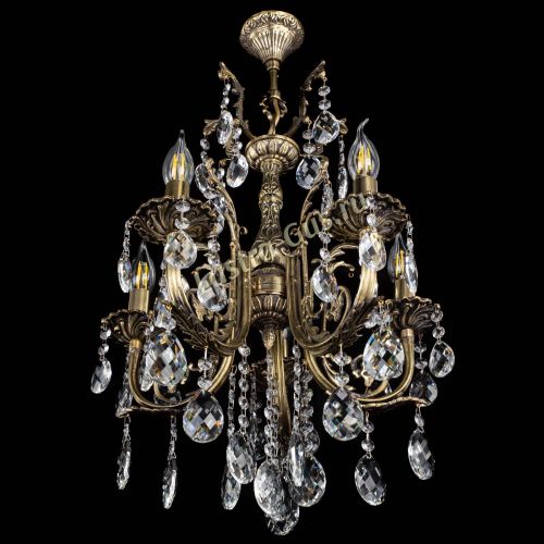 Люстра бронзовая Матильда №5/2 Баден в Ижевске Гусь Хрустальный