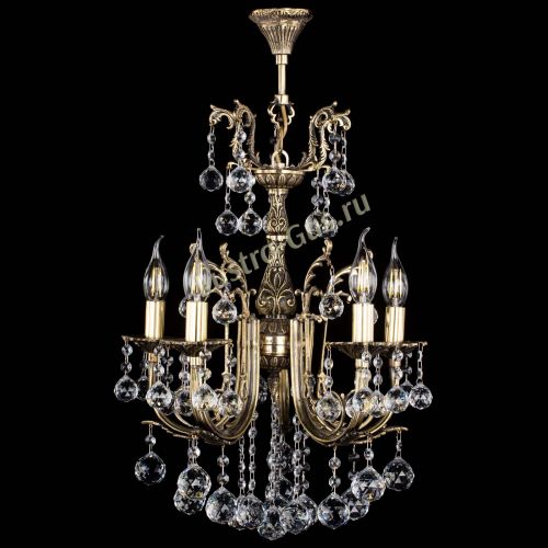 Люстра бронзовая Матильда №5/2 Шар в Ижевске Гусь Хрустальный