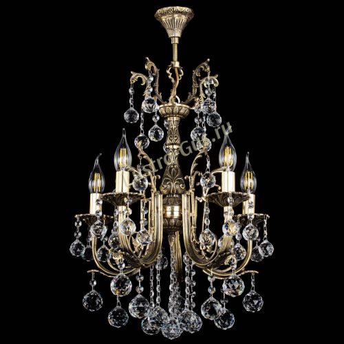 Люстра бронзовая Матильда №5/2 Шар в Ижевске Гусь Хрустальный