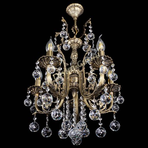 Люстра бронзовая Матильда №5/2 Шар в Ижевске Гусь Хрустальный