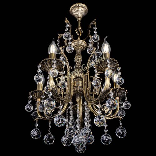 Люстра бронзовая Матильда №5/2 Шар в Ижевске Гусь Хрустальный