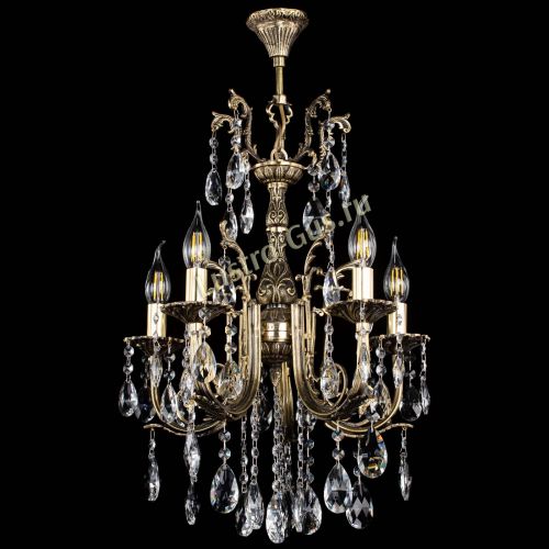 Люстра бронзовая Матильда №5/2 Журавлик в Ижевске Гусь Хрустальный