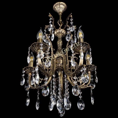 Люстра бронзовая Матильда №5/2 Журавлик в Ижевске Гусь Хрустальный