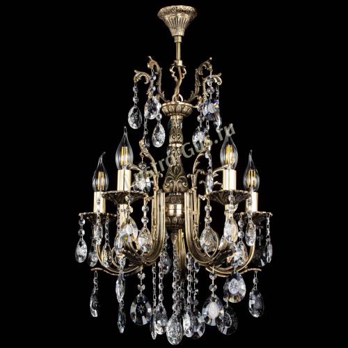 Люстра бронзовая Матильда №5/2 Звездочка в Ижевске Гусь Хрустальный