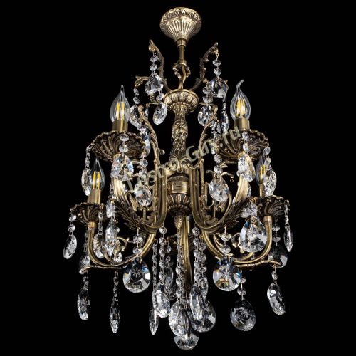 Люстра бронзовая Матильда №5/2 Звездочка в Ижевске Гусь Хрустальный