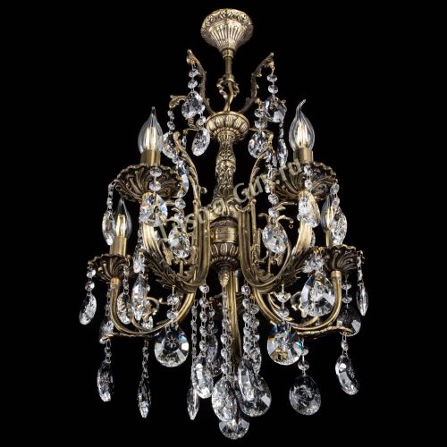 Люстра бронзовая Матильда №5/2 Звездочка в Ижевске Гусь Хрустальный